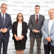 W debacie uczestniczyli (od lewej): Jan Grzegorz Prądzyński, prezes Polskiej Izby Ubezpieczeń, Katar
