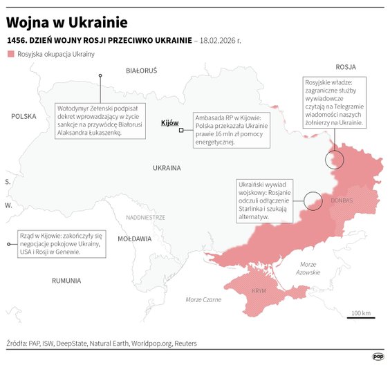 Tak wyglądała sytuacja na froncie w 1457 dniu wojny