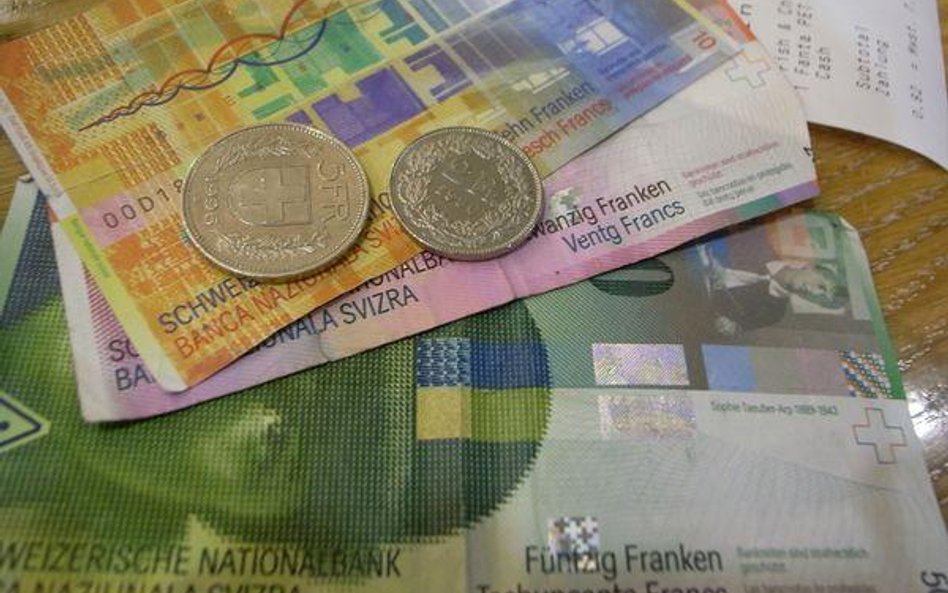 Mniej franków dla polskich banków