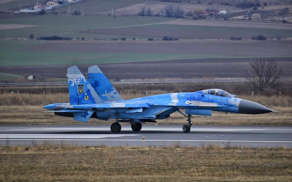 Ukraiński Su-27 powrócił z Rumunii na Ukrainę.