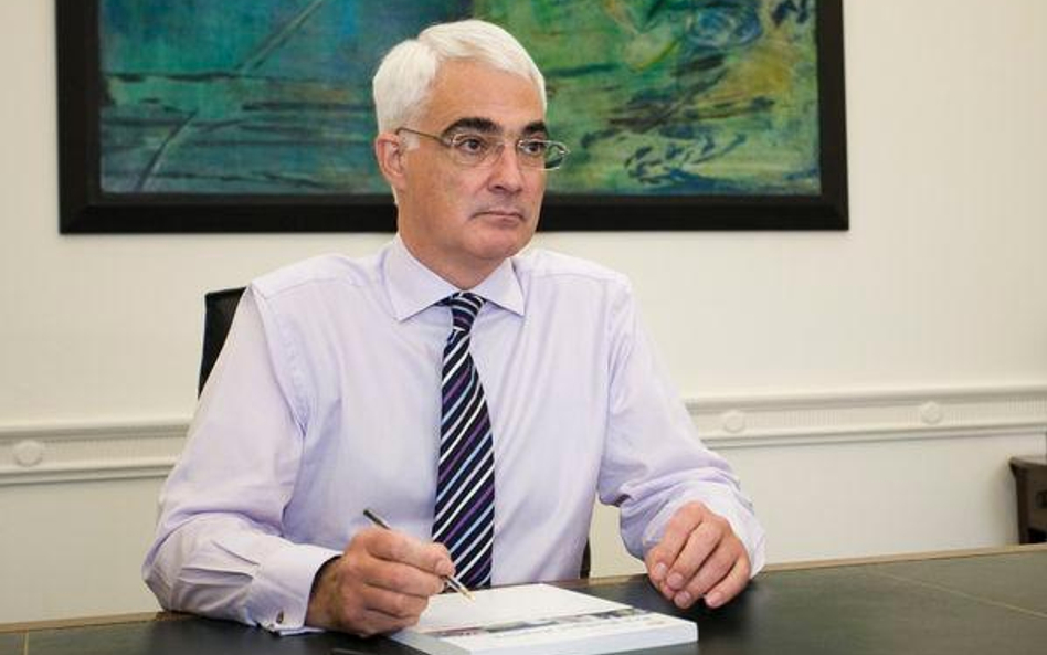 Brytyjski kanclerz skarbu Alistair Darling