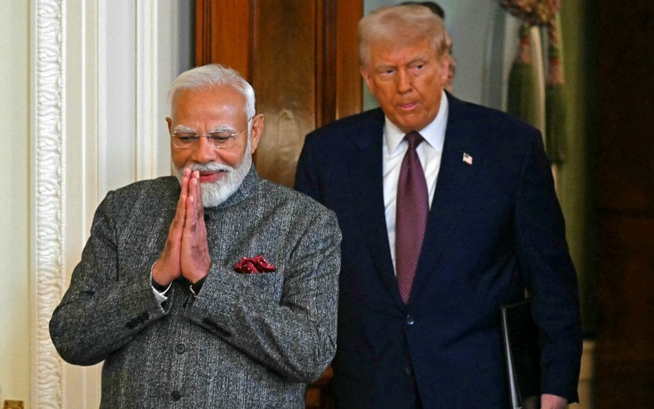 Premier Narendra Modi spotkał się z Donaldem Trumpem w lutym w Waszyngtonie
