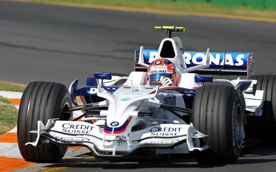 Robert Kubica na torze w Melbourne