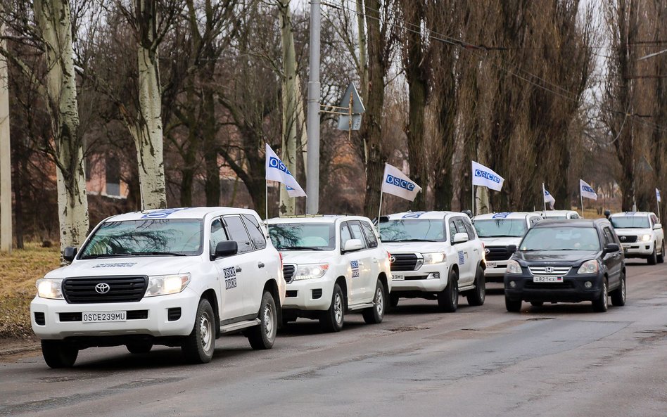 OBWE ewakuowała obserwatorów z Doniecka