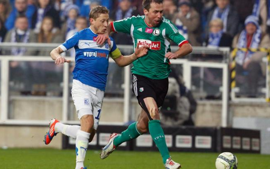 Rafał Murawski (Lech – z lewej) i Jakub Wawrzyniak (Legia) od dawna grają w swoich klubach główne ro