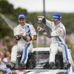 Wygraną świętował Francuz Sebastien Ogier (VW Polo WRC)