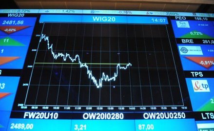 WIG 20: początek tygodnia pod znakiem spadków