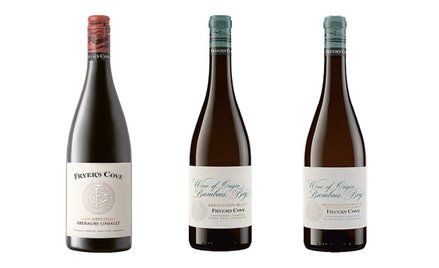 Fryer’s Cove Grenache Cinsault 2022, Bamboes Bay Sauvignon Blanc 2022 , Bamboes Bay Hollebaksstrandf