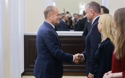 Donald Tusk i Waldemar Żurek