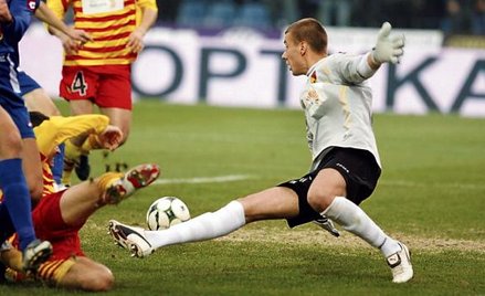 Grzegorz Sandomierski – po sześciu meczach bez straconego gola, w niedzielę bramkarz Jagiellonii prz