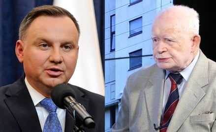 Prezydent Andrzej Duda, prof. Adam Strzembosz