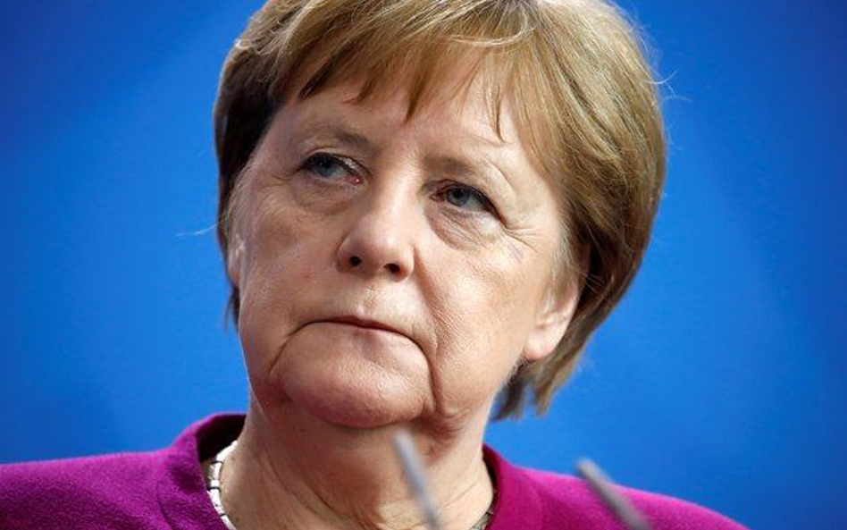 Angela Merkel, kanclerz RFN, ma problemy w relacjach z USA