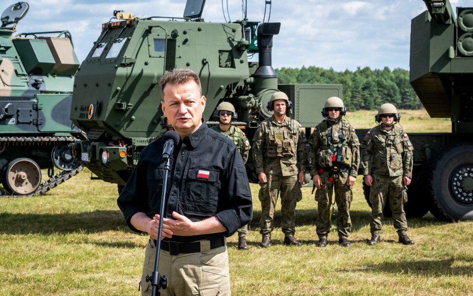 Szef MON Mariusz Błaszczak chce pokazać potęgę polskiej armii