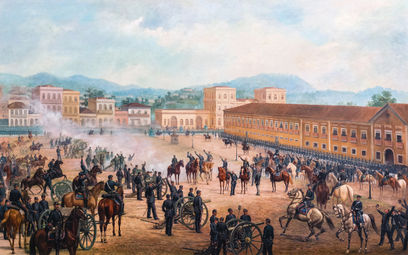 „Proklamacja Republiki Brazylii” – obraz Benedita Calixta z 1893 r. ukazujący wydarzenia z 15 listop