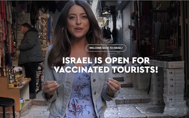 Stronę israelsafe.com otwiera dynamiczny film z zaproszeniem do Izraela