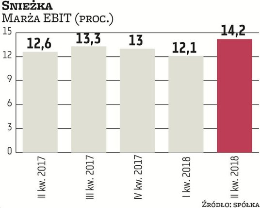 Śnieżka poprawia marże mimo presji kosztowej wynikającej z rosnących cen surowców i wynagrodzeń. To 