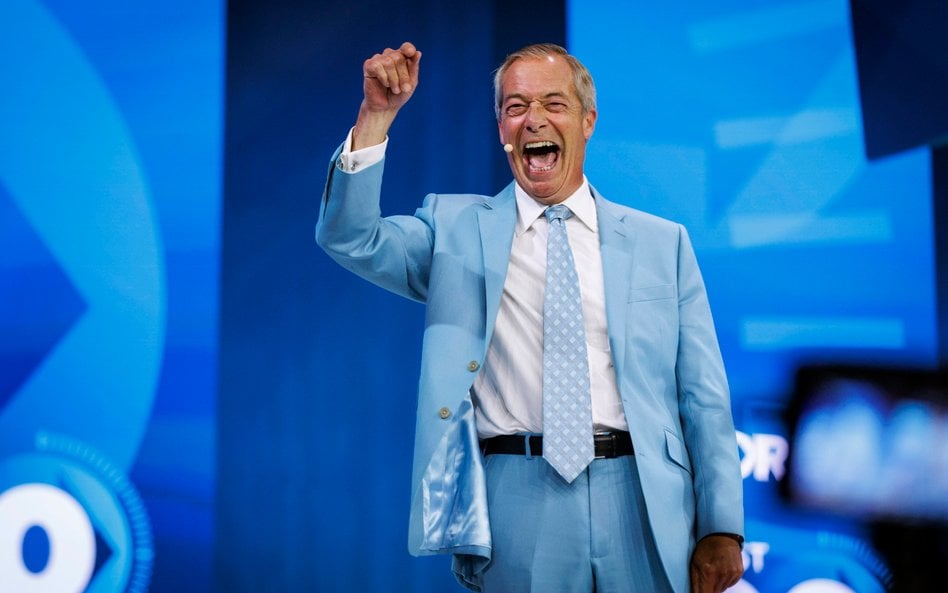 Lider partii Reform UK, Nigel Farage