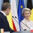 Premier Donald Tusk i przewodnicząca Komisji Europejskiej Ursula von der Leyen