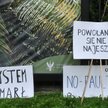 Protest pracowników ochrony zdrowia .Domagają się między innymi wyższych zarobków i lepszych warunkó