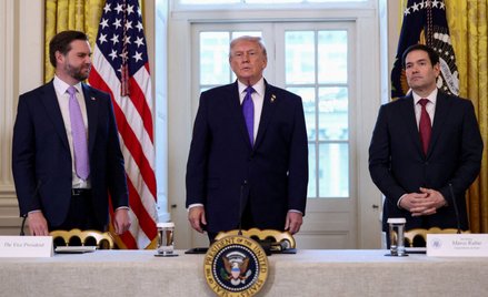 J.D. Vance, Donald Trump i Marco Rubio