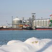 Statki i elewatory zbożowe w porcie Aktau