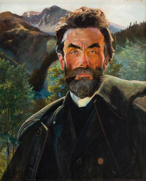 Jacek Malczewski, „Portret Stanisława Witkiewicza", 1902, olej na desce, Desa Unicum.