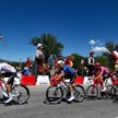 Zawodnicy na trasie trzeciego etapu tegorocznego Tour de France