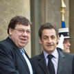 Brian Cowen i Nicolas Sarkozy