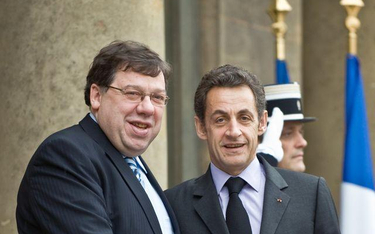 Brian Cowen i Nicolas Sarkozy