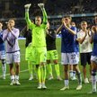 Zawodnicy Lecha Poznań po wygranym meczu z KRC Genk