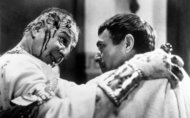 „I ty, Brutusie, przeciwko mnie?” – scena zabójstwa Cezara w filmie „Juliusz Cezar” (1953 r.) w reży