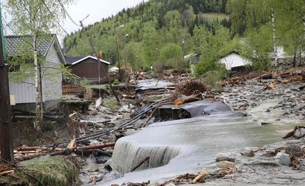 Powodzie w Norwegii