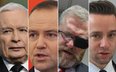 Jarosław Kaczyński, Karol Nawrocki, Grzegorz Braun, Krzysztof Bosak, Sławomir Mentzen