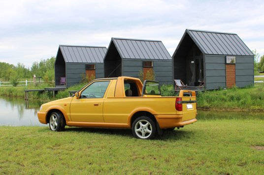 Model Fun powstał na bazie dostawczego pikapa, jednak miał inne przeznaczenie. Dzięki ruchomej tylne