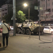 Transportery opancerzone na ulicach Rostowa i Moskwy