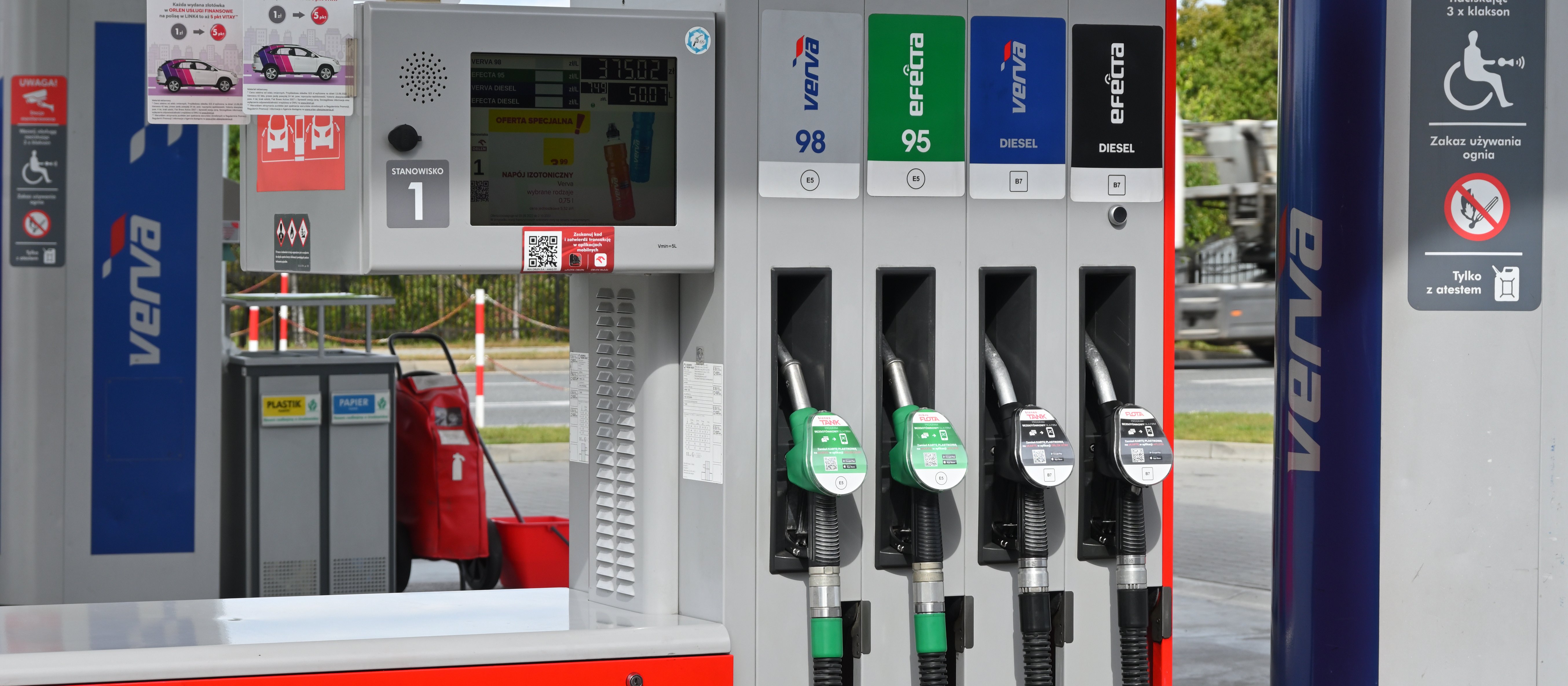 Ceny paliw na wtorek. Pb95 za 6 zł, diesel 6,92 zł – taniej niż w weekend