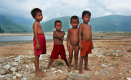 Boso do szkoły - Nepal