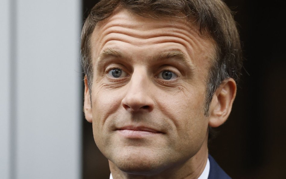 Prezydent Francji Emmanuel Macron