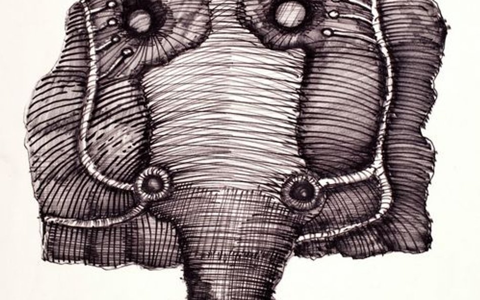 Jan Lebenstein, Figure axiale (Figura osiowa), 1962