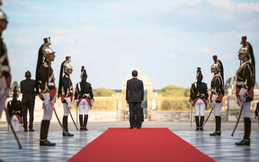 Emmanuel Macron w Wersalu, 12 września 2018 r.