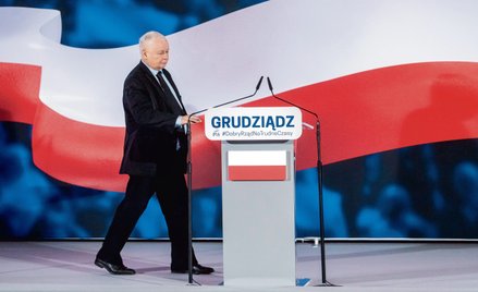 W wystąpieniach Jarosława Kaczyńskiego (na zdjęciu w Grudziądzu 26 czerwca 2022 r.) centralnym temat