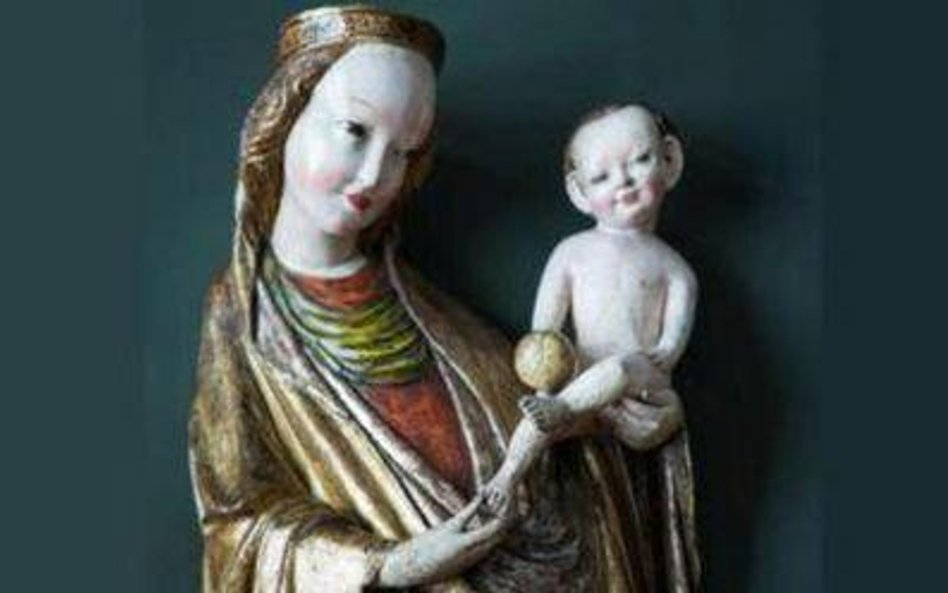 Piękna Madonna z kościoła w Krużlowej Wyżnej, około 1410, wł.