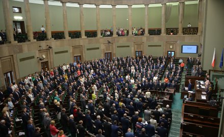 Ślubowanie posłów w Sejmie