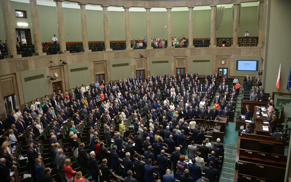 Ślubowanie posłów w Sejmie