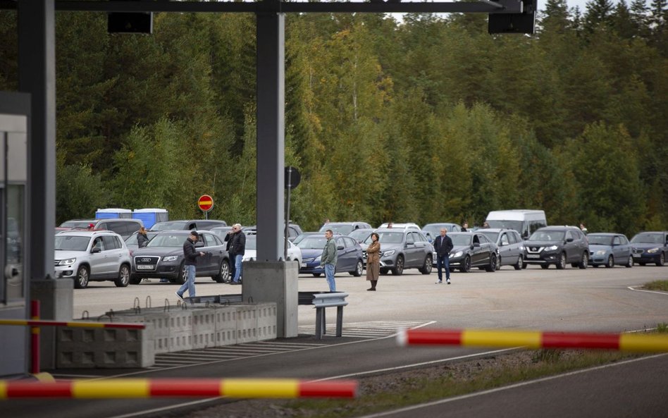 Przejście graniczne między Rosją a Finlandią w Vaalimaa