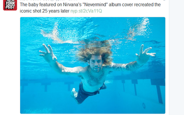 Dziecko z okładki albumu "Nirvany" ma 25 lat