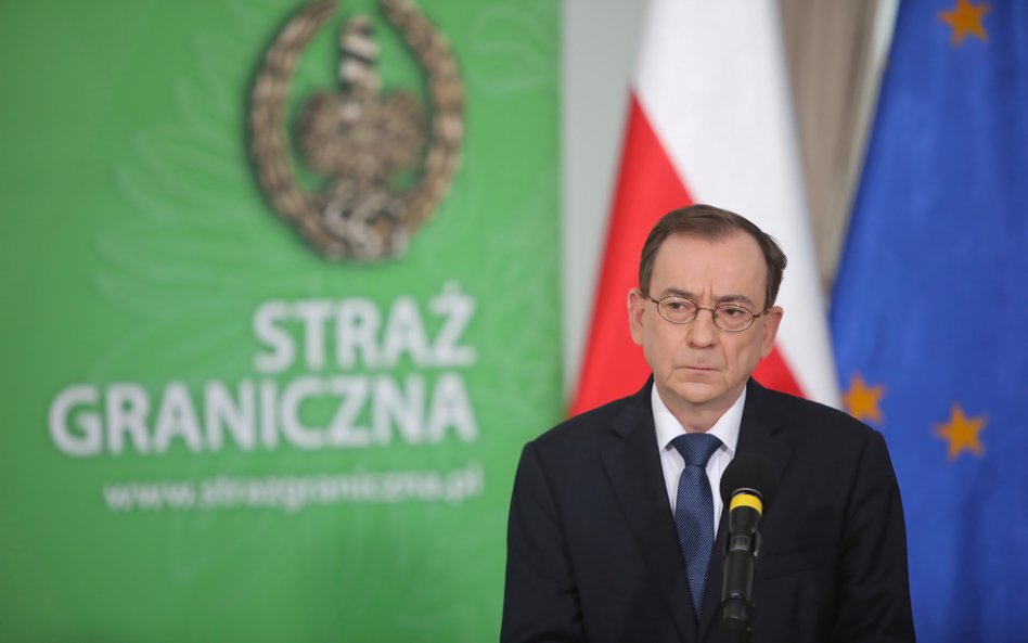 Minister spraw wewnętrznych i administracji Mariusz Kamiński