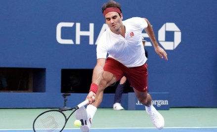 Roger Federer pokonał Nicka Kyrgiosa 6:4, 6:1, 7:5