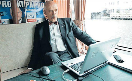 - Różne plotki o mnie krążą – mówi wymijająco Janusz Korwin-Mikke