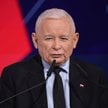 Prezes PiS Jarosław Kaczyński podczas wystąpienia w trakcie drugiego dnia konwencji Prawa i Sprawied